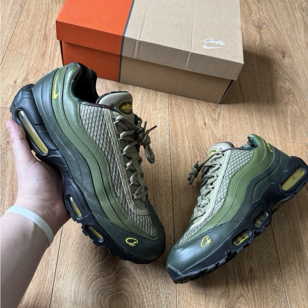 Nike Air Max 95 SP Corteiz Gutta Green Sneakers with Signature Cushioning